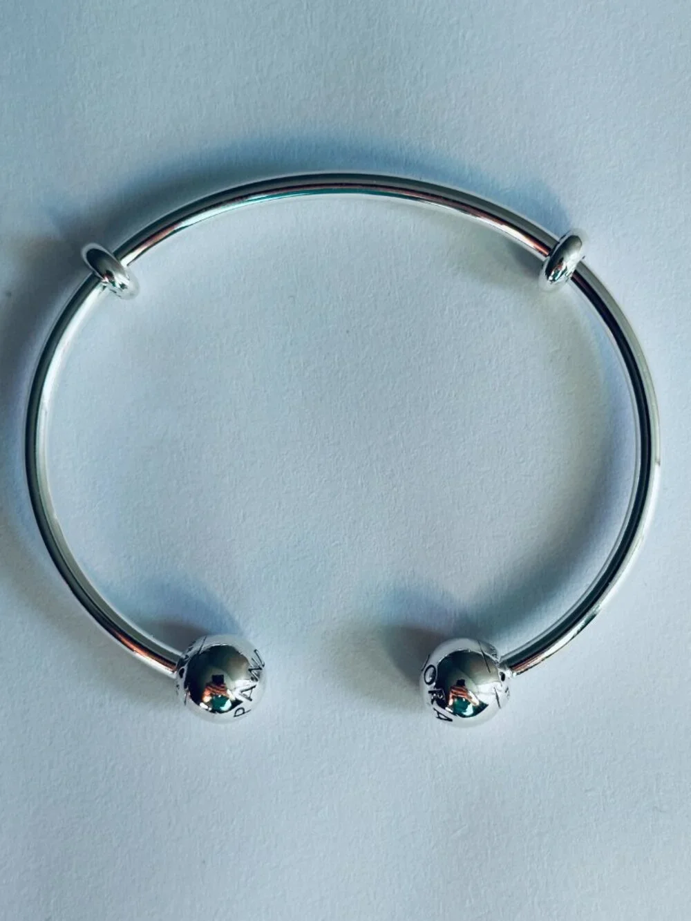 Pandora Style Open Bangle Bracelet - Picture 4 of 6